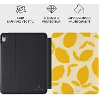 Burga Folio IPad 2025 11 Inch / 10,9 Inch Hoesje Lemon Tart