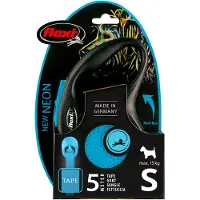 Flexi Rollijn New Neon Tape 5 mtr tot 15 kg Blauw