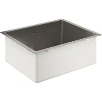 GROHE - Spoelbak K700U, 50x45 cm, geborsteld Hard Graphite 31574AL1