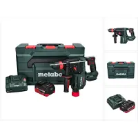 Metabo KH 18 LTX BL 28 Q accu-boorhamer 18 V 3 J SDS plus Brushless + 1x accu 5,5 Ah + oplader + metaBOX