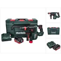 Metabo KH 18 LTX BL 28 Q accu-boorhamer 18 V 3 J SDS plus Brushless + 1x accu 10,0 Ah + oplader + metaBOX