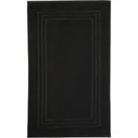 Kleine wolke Badstof mat Lodge 50 x 80 cm (Zwart)