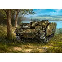 Zvezda Modelbouwpakket Auto - 3661 German Self-Propelled Anti-Tank-Gun Sturmgeschutz IV - Sd.Kfz.167 Plastic - 1:35 - Modelbouw
