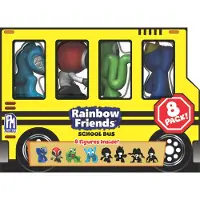 Rainbow Friends - School bus 8 pack