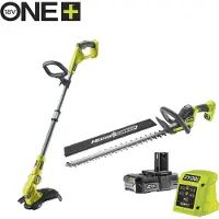 Ryobi ONE+ 18V Accu Heggenschaar en 30cm Grastrimmer Combokit