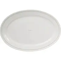 Lexington Porcelain Schaal Ovaal Wit / Beige - Schalen Porselein White - 10008116-1620-ONE