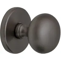 Hardbrass Voordeurknop IRIS 72mm - PVD gunmetal