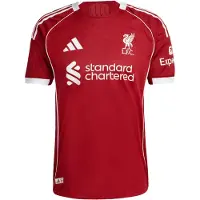 Adidas Tricot 'Liverpool FC 25/26 Heim' rood / wit
