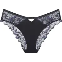 Triumph Slip ' Wild Gardenia Florale ' zwart
