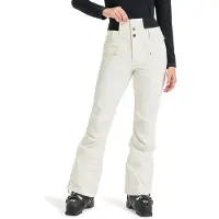 Roxy - Dames skibroeken - Rising High Pant Whisper White voor Dames - Maat L - Wit