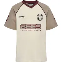 Hummel Functioneel shirt lichtbeige / donkerbeige / wijnrood / zwart