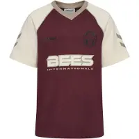 Hummel Functioneel shirt beige / donkerbeige / wijnrood / zwart