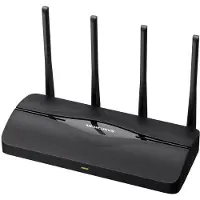 Mercusys MR27BE, Wi-Fi 7 (802.11be), Dual-band (2,4 GHz / 5 GHz), Ethernet-aansluiting, Zwart, Router voor op het bureau