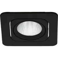 Eglo Inbouwspot | 'VASCELLO-P' LED 1x6,4W 4000K Zwart | IP20 Ømm