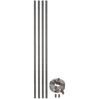 Dehn bevestigingsset voor zijdelingse luchtaansluitstangen StSt D10mm - 819184