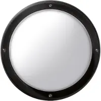 Performance In Lighting LED Opbouwarmatuur Ø293mm | 1X E27 Max 23W | IP44 Zwart