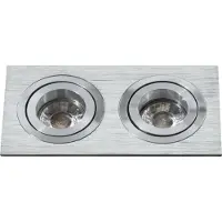 Eglo Inbouwspot GU10 'Terni PRO' 175X95 Aluminium-Geborsteld