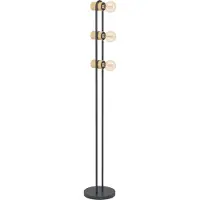 Eglo Chieveley Vloerlamp - E27 - 140,5 cm - Zwart|Bruin