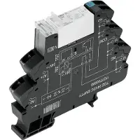 Weidmuller TRZ 24VDC 1NO HC Relaismodule (modulair) Nominale spanning: 24 V/DC Schakelstroom (max.): 16 A 1x NO 10 stuk(s)
