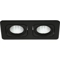 Eglo Inbouwspot LED 'Vascello P1' 2x 6,4W 2700K Zwart incl. drivers