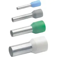 Klauke adereindhuls geïsoleerd 25mm² hulslengte 18mm vertind zwart DIN - per 50 stuks (17818)