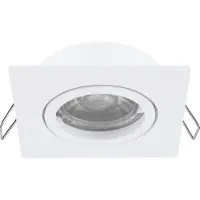 Eglo Inbouwspot Vierkant Ø68mm | 1X GU10 IP20 | Wit
