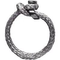 WICHARD Softlink Textile Shackle Zilver 3 mm