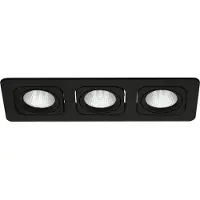Eglo Inbouwspot LED 'Vascello P1' 3x 6,4W Zwart incl. drivers