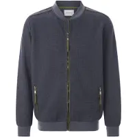 Babista Regular Fit Sweatjacket donkerblauw, Effen