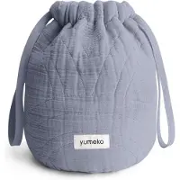 Yumeko Pouch Mousseline Katoen One size Blauw - Eco, Bio & Fairtrade