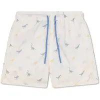 Swim Essentials zwemshort met all over print ecru/blauw Jongens Polyester - maat 146/152