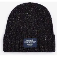 Barbour Eston Beanie Hat Dark Sand