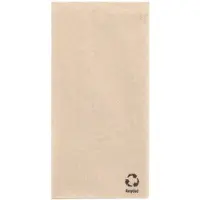 Papstar 500 Servetten, 1-laags 1/8 vouw 33 cm x 33 cm natuur gemaakt van gerecycled papier