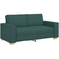 vidaXL 2-zitsbank Donkergroen 180x78x84 cm Stof