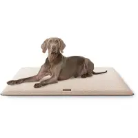 Knuffelwuff knuffelzachte hondenmat Calliope van teddystof 100x70 beige