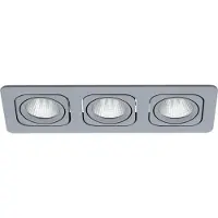 Eglo Inbouwspot LED 'Vascello P1' 3x 6,4W Grijs incl. drivers