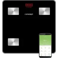 Concept VO4001 weegschaal Rechthoek Zwart Elektronische weegschaal