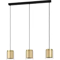 Eglo Eettafellamp Lagunitas goud met glas