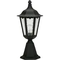 ALBERT LEUCHTEN Sokkellamp buiten 0541, dimbaar, zwart, Aluminium, Landelijk, Sokkellamp