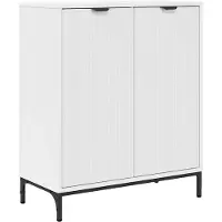 vidaXL Dressoir Wit 69,5 x 33 x 82 cm Bewerkt hout