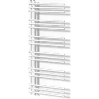Maxaro Oberon Handdoekradiator | 55x130 cm Wit glans 471 Watt Staal Centrale verwarming