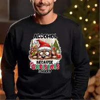 B&C Kersttrui Uniseks- kleur zwart maat 4xl- foute kersttrui