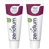 Zendium Tandpasta - Sensitive+White - met 100% natuurlijke enzymen - 2 x 75 ml