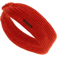 Knit Factory Joy Gebreide Dames Hoofdband - Haarband - Oorwarmers dames - Hoofdwarmer vrouwen - Hoofdband winter - Grenadine Red - Rood - One Size