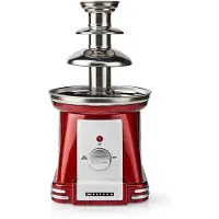 Melissa Chocoladefontein | 90 W | 32 cm hoogte | 3 niveaus | Rood / Wit