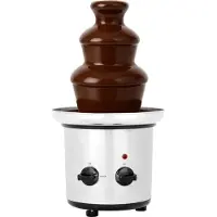 SCH Chocoladefontein - Chocolade fontein - Chocolade druppels - Zilver - ‎22cm x 22cm x 40cm