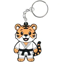 Nihon Sleutelhanger Rubber Martial Arts Tijger in gi