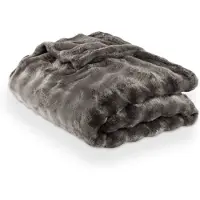 Tiseco - Plaid WAVE - Zacht fleece deken met bubbelstructuur - 150x200 cm, grijs
