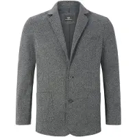 Jan Vanderstorm regular fit colbert ALBIN Plus Size grijs melange male | Maat: 58 (XL)