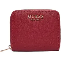 GUESS portemonnee Gregoria SLG Small Zip Around Wallet Red rood